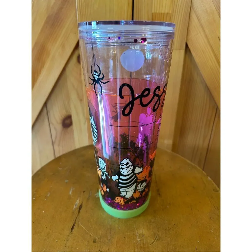 starbucks tumbler nightmare before christmas glow-in-the-dark (0114)